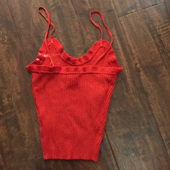 Red Crop Top - Picture 2 of 3